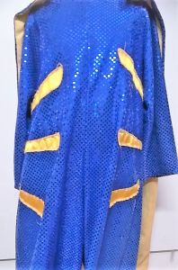 Kids Costumes to Hire - Angel Fish (2pce) - blue & yellow onesie & cape